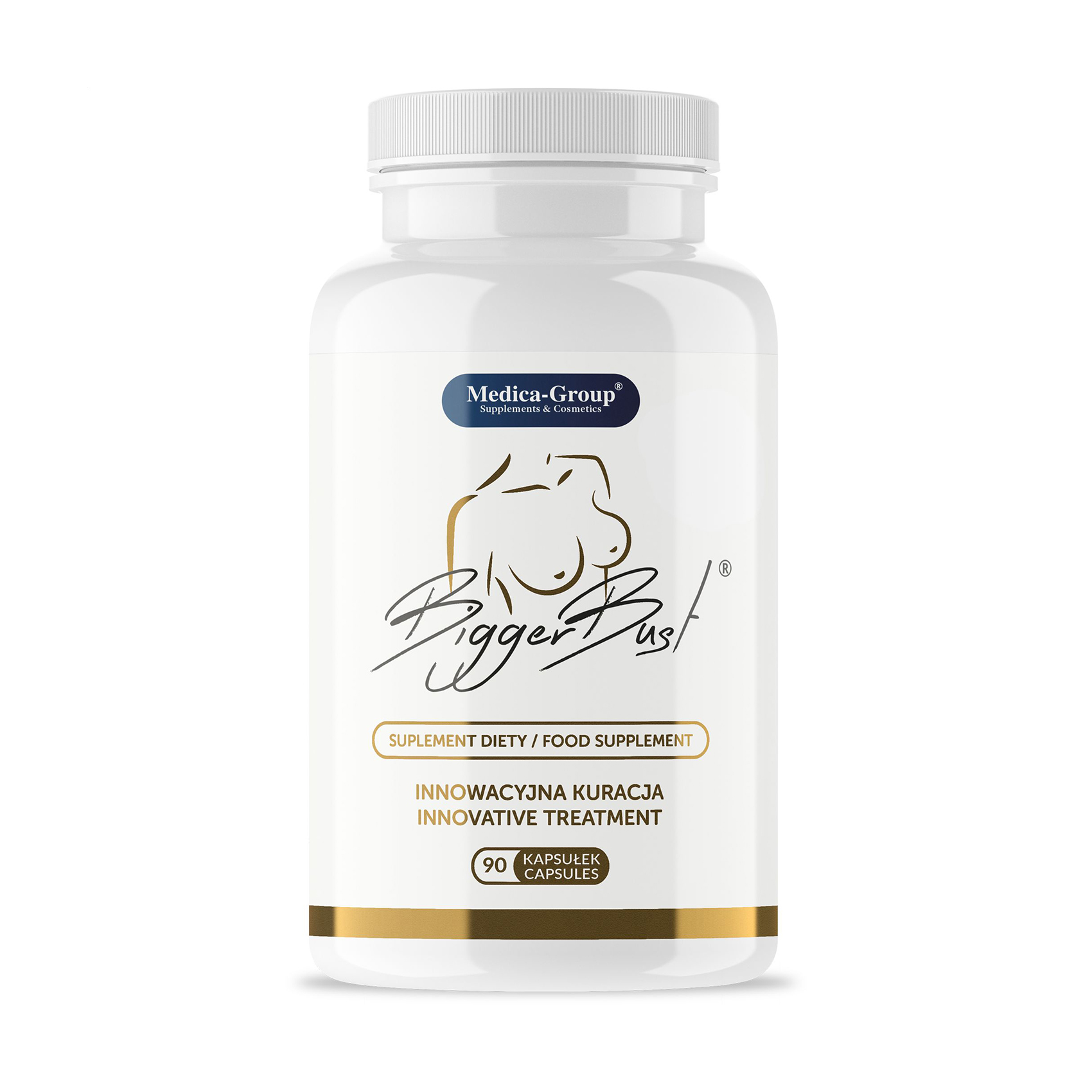 Комплекс для збільшення грудей Medica-Group Bigger Bust, 90 капсул